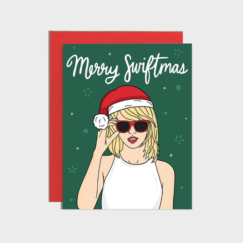 Merry Swiftmas Holiday Card 4 1/4