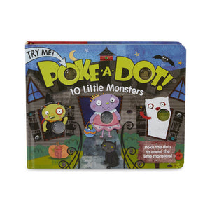 Melissa & Doug Poke a Dot 10 Little Monsters Sensory Book.