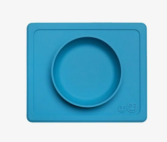 ezpz Mini Suction Bowl | Suctions to table or high chair! in Blue - Little Gift Nook