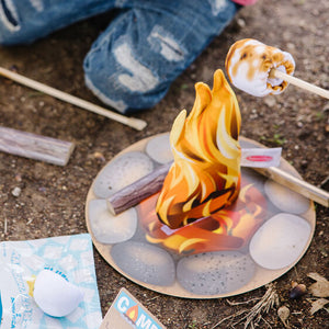 Melissa & Doug Pretend Play Campfire Bonfire Smores Playset.