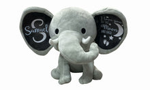 Load image into Gallery viewer, Gray Personalized Plush Elephants.