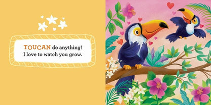 Inside I Love You Slow Much Board Book 2 toucans. 