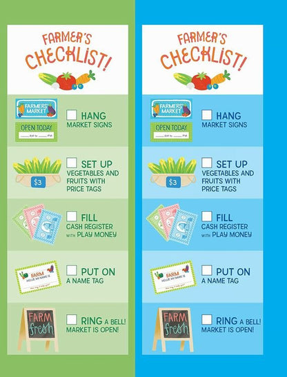I Want to be a Farmer Activity Book inside farmers checklists.
