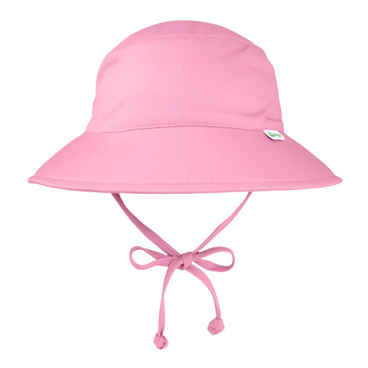 iPlay Pink Breathable Bucket Sun Hat.  UPF 50+. ties under chin. Baby through toddler sizes. - Little Gift Nook