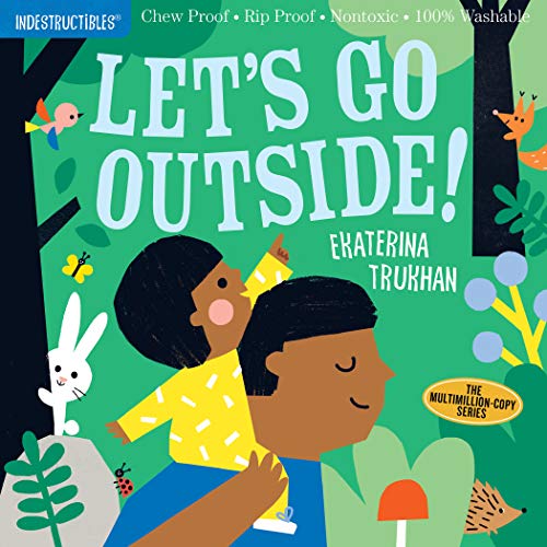 Indestructible Let's Go Outside Chew Proof, Rip Proof, & Washable baby book. Little Gift Nook