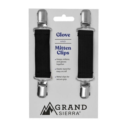 Kids Mitten & Glove Clips in black. 2 clips per pack. - Little Gift Nook