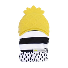 Load image into Gallery viewer, Itzy Ritzy Itzy Mitt™ Pineapple Silicone Teething Mitt.